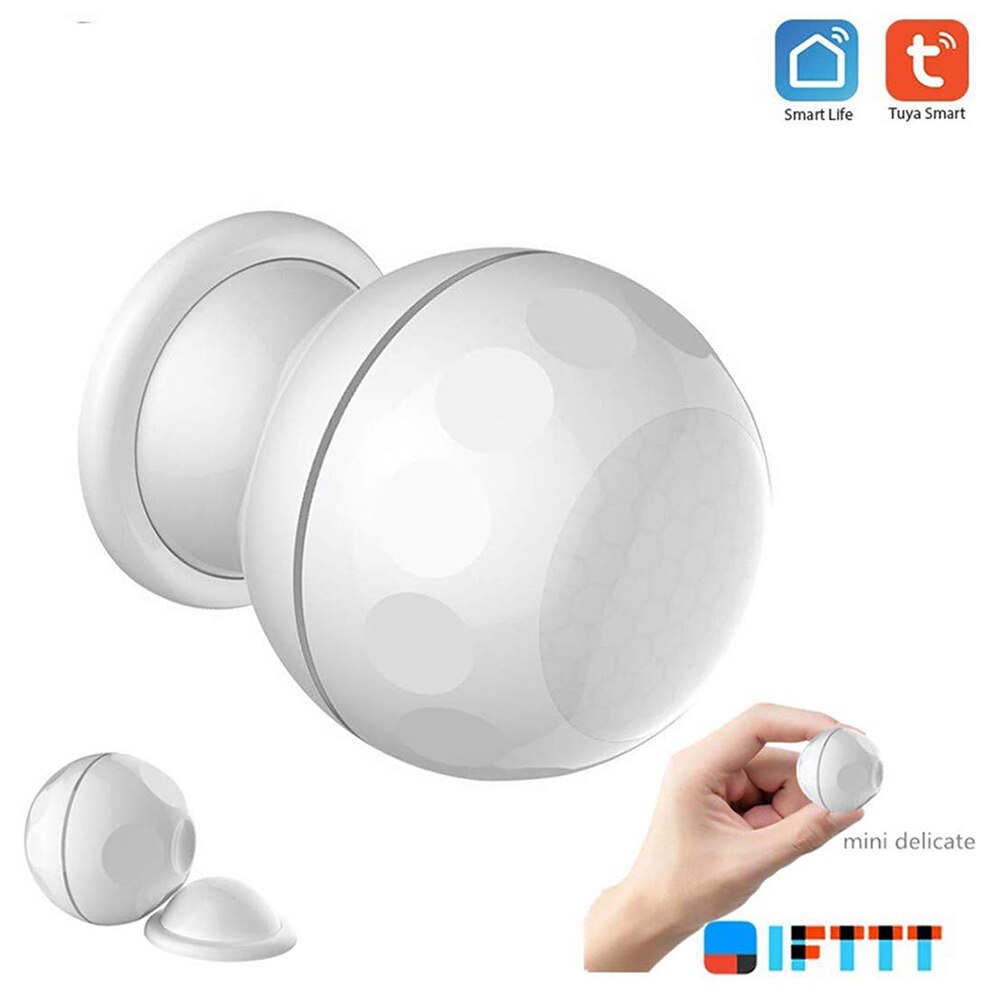 Tuya Smart Life WiFi PIR Motion Sensor Alarm Detector Infrared Wireless Super Mini Shape PIR Sensor Detector Home Alarm System