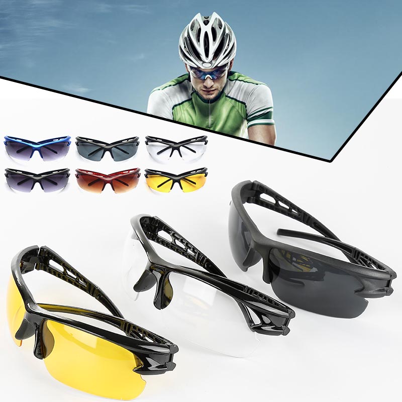 4 Color Cycling Eyewear Bicycle Sun Glasses Mountain Bike Sunglasses UV Protection Explosion-proof Goggles Motorcycle Equipment