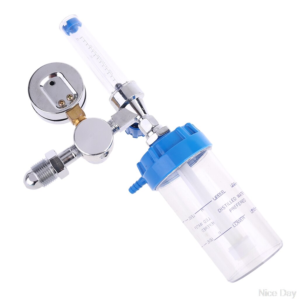 YQ-01/YQ-02 CGA540 G5/8 Oxygen Pressure Regulator O2 Pressure Reducer Gauge Meter Flow Gauge Gas Regulator M28 20