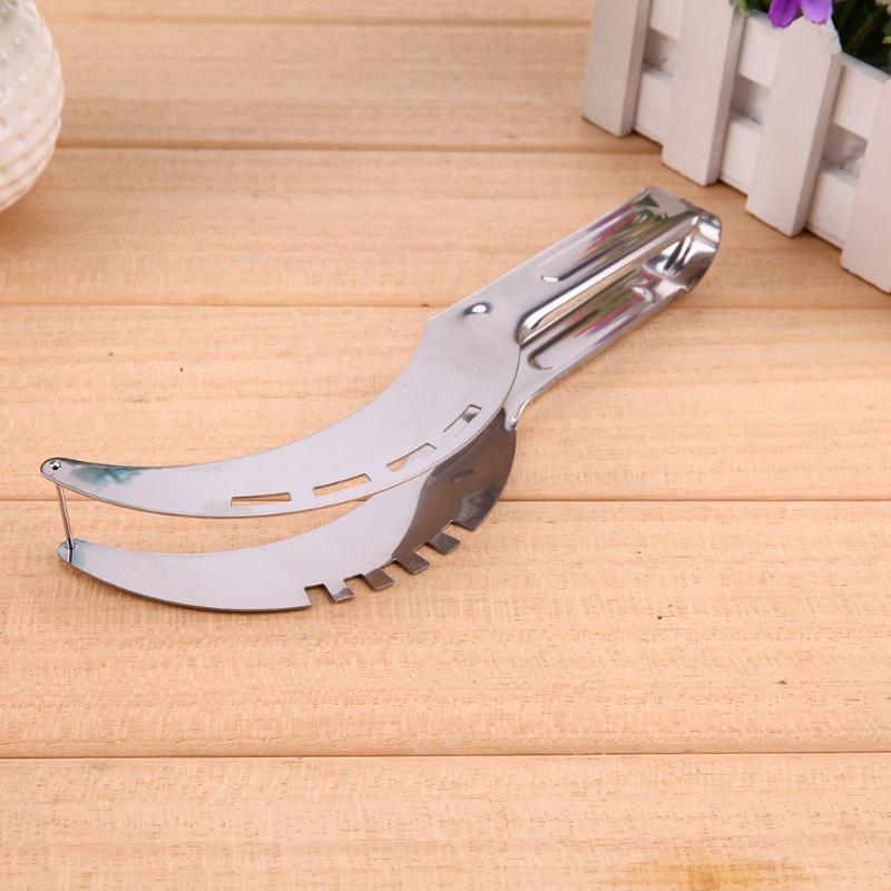 1 PC Rvs Watermeloen Slicer Cutter Meloen Snelle Cutter Groente Plakjes Dunschiller Keuken Gadgets Fruit Gereedschap Fruit Tool
