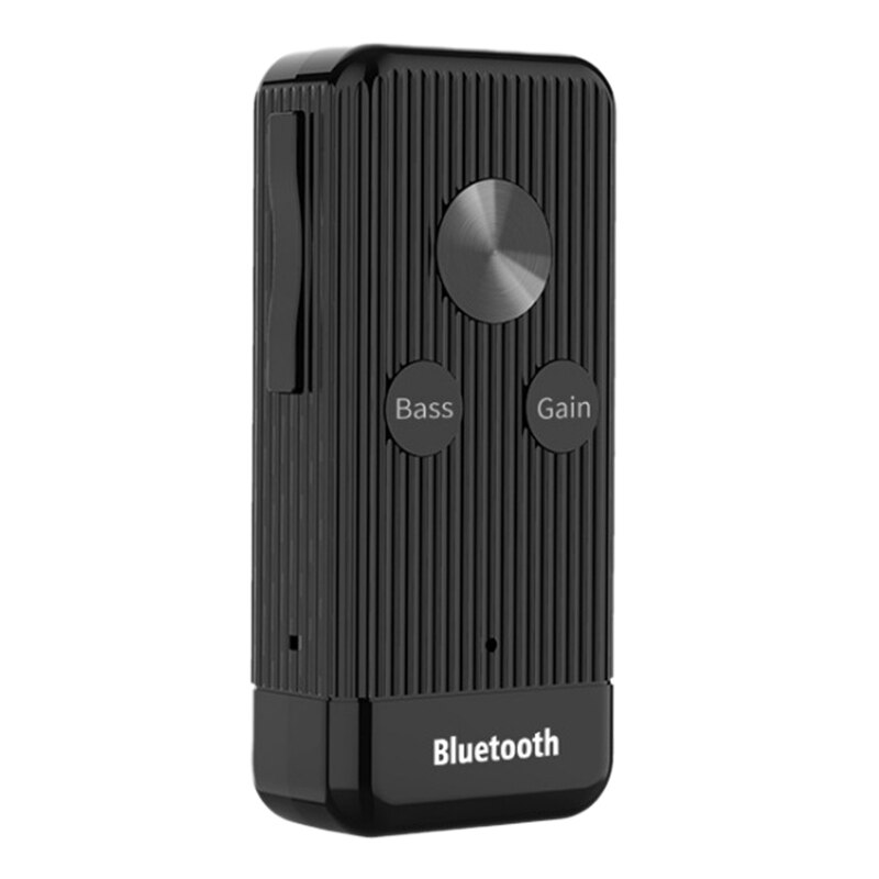 Bluetooth Audio Receiver Bluetooth Adapter, Tf Hifi Aux 3.5 Jack Bass Gain Ruisonderdrukking Auto Bluetooth Ontvanger: Default Title