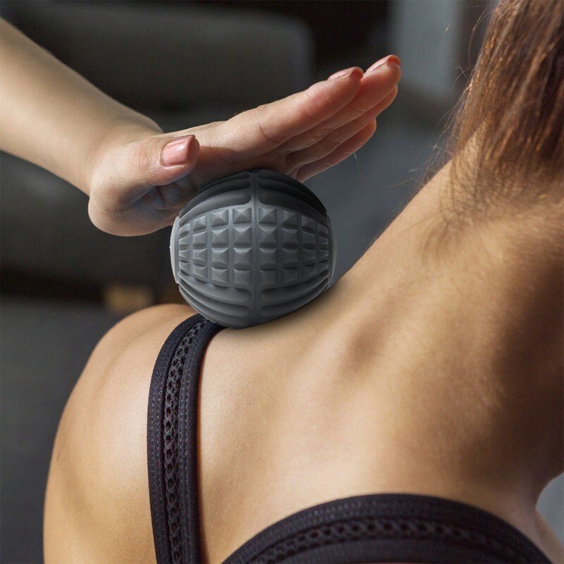 12.5cm massage bold eva balance træning muskel slappe af sundhed spiky fascia fitness yoga bolde myofascial release