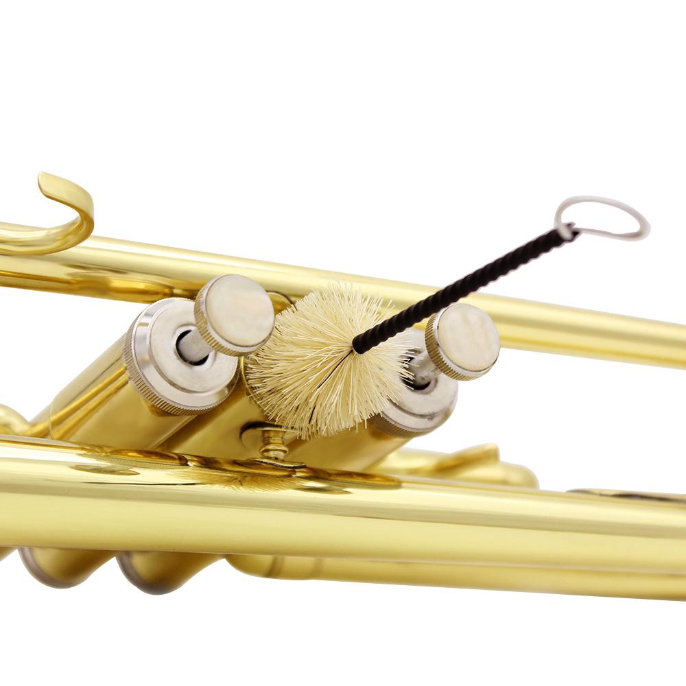 SLADE 2 stks/pak Brasswind Muziekinstrument Reinigingsborstel Set Tool Tuba Trombone Sousaphone Mellophone Hoorn Cornet Accessoires