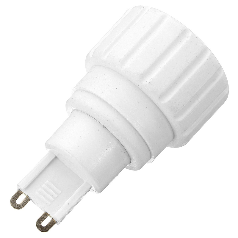 Lampe baser  g9 to gu10 lampe holde base screw led pære lamper adapter holder socket converter 220v 5a pbt material