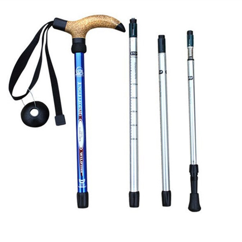 Ultralight Walking Stick for the Elderly Telescopic Crutches Walking Cane Trekking,Hiking Pole for Fathers Mothers Old Men