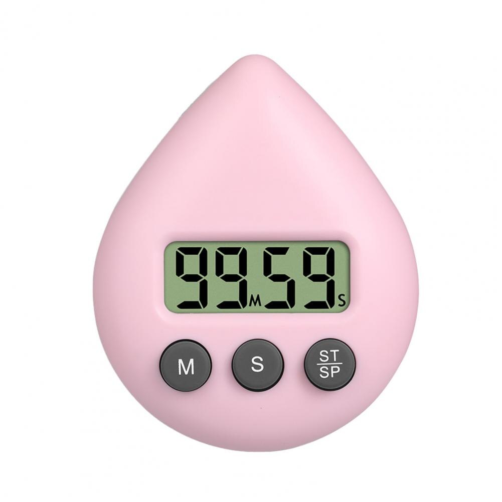 LCD Screen Electric Timer ABS kitchen timer Loud Sound Alarm Timer Electric Digital Timer Reminder temporizador таймер кухонный: Pink