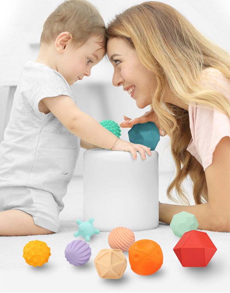 Neue Kinder Ball Strukturierte Multi DevelopTactile Sinne Spielzeug Baby Touch Hand Beißring Ball Training Massage Weichen Stress Bälle