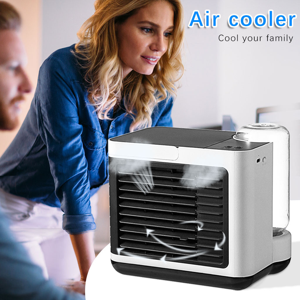Air Conditioner Air Cooler Portable USB Charging Mini Portable Air Conditioning Fan Home Refrigerator Cooler #z