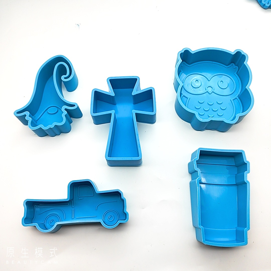 Diy yeso EVA fragancia cuentas coche aromaterapia molde de silicona Cruz atrapasueños aromaterapia vela gota pegamento molde M671