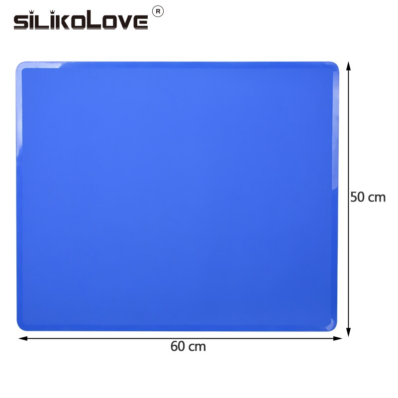 SILIKOLOVE 50*60CM Food Grade Multipurpose Silicone Nonstick Pastry Liners Heat Resistant Silicone Baking Mat