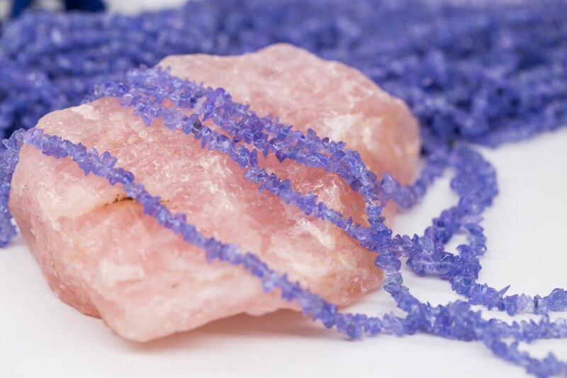 loose beads blue gemstone AA Tanzanite Irregular baroque 2-5mm 90cm for DIY jewelry making necklaceFPPJ beads nature