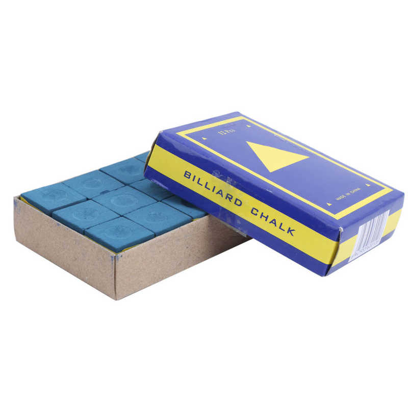 Snooker Chalk 1Box Portable Snooker Billiard Pool Club Head Chalk No‑slip Supply Accessories Billiard Chalk