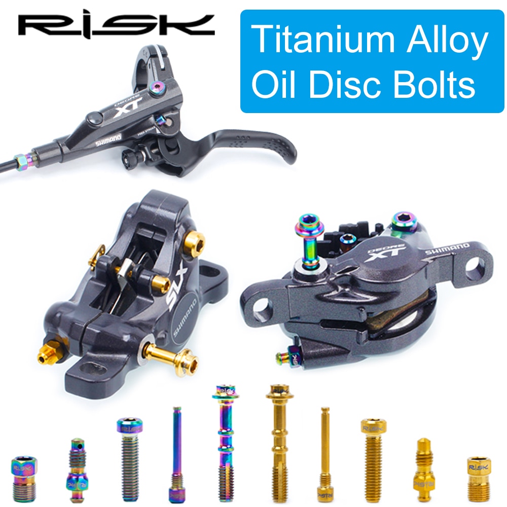 Boulons de serrage à vis en titane pour freins à disque d'huile de vélo SHIMANO/SRAM vtt toutes séries de boulons de frein à disque d'huile, Tube d'étrier