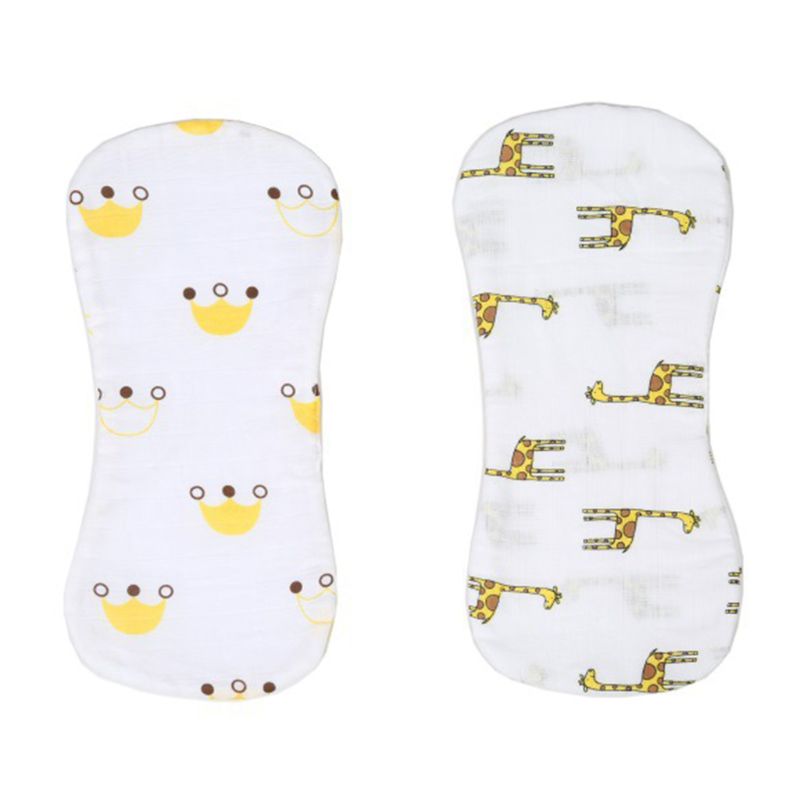 2 stuks baby boerdoeken slabbetjes jongens meisjes unisex boerdoeken pasgeborenen zachte doek: 4