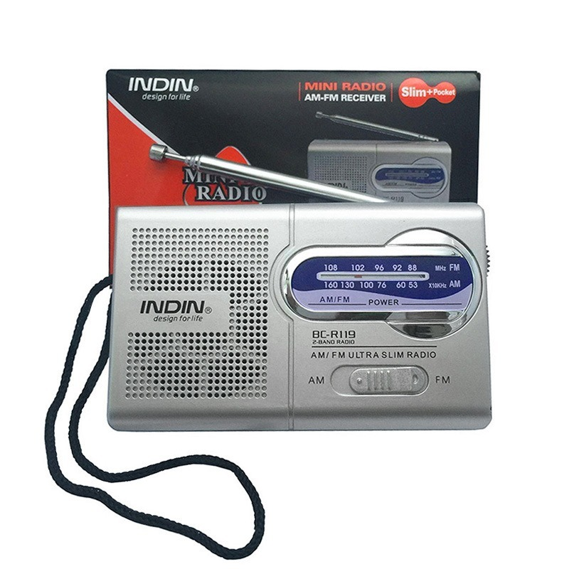 Radiovastaanotin ulkokäyttöön kannettava am/fm radioantenni teleskooppivastaanottimen antenni 3v monitoimivanhusten radio diy fm  r119