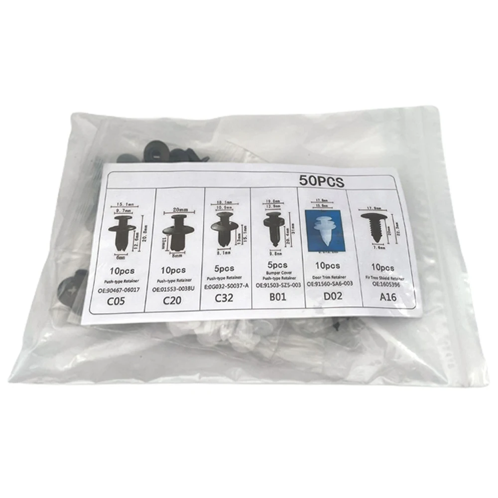 Auto Stoßstange Halter Clips Kunststoff Nieten Kabelbinder Verschluss Entferner Bausatz Auto Fender drücken Stift Niet Tür trimmen Tafel Clips Werkzeuge: Silber