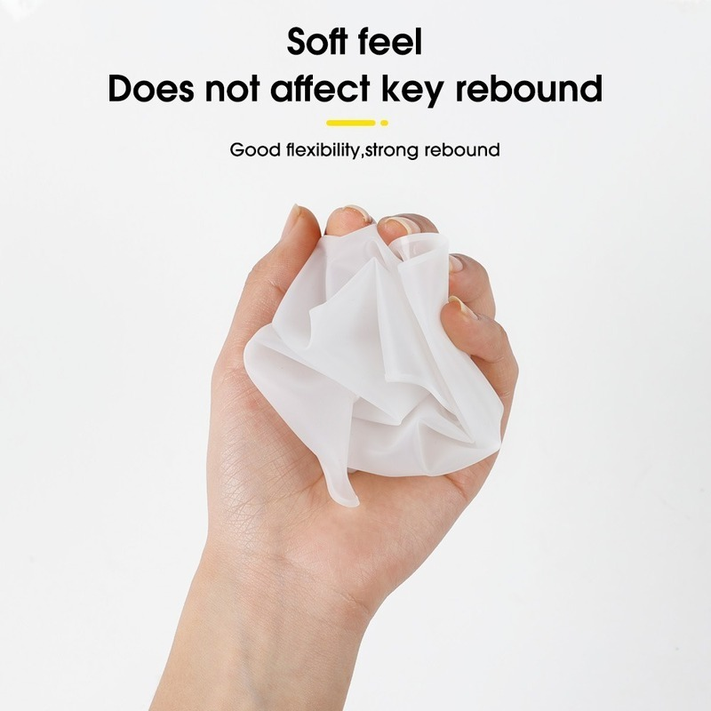 Cubierta para teclado de ordenador portátil de 13-17 pulgadas, Protector Universal para portátil, película transparente a prueba de polvo, películas transparentes de silicona para Macbook, 1 ud.