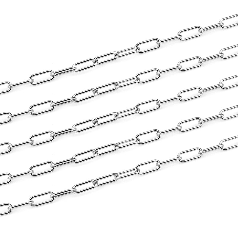 Do Not Fade Big Thick Chain Width Stainless Steel Cable Chains Findings DIY Jewelry Making Supplies Lots Bulk