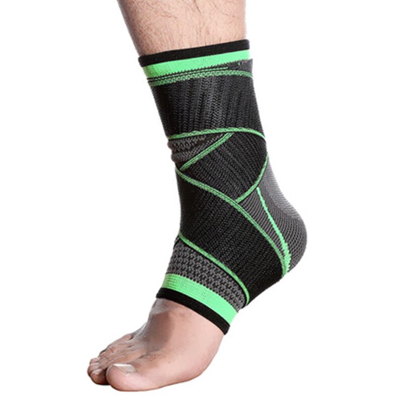 1Pcs Sport Enkelbrace Compressie Strap Mouwen Ondersteuning 3D Weave Elastische Bandage Voet Beschermende Kleding Gym Fitness