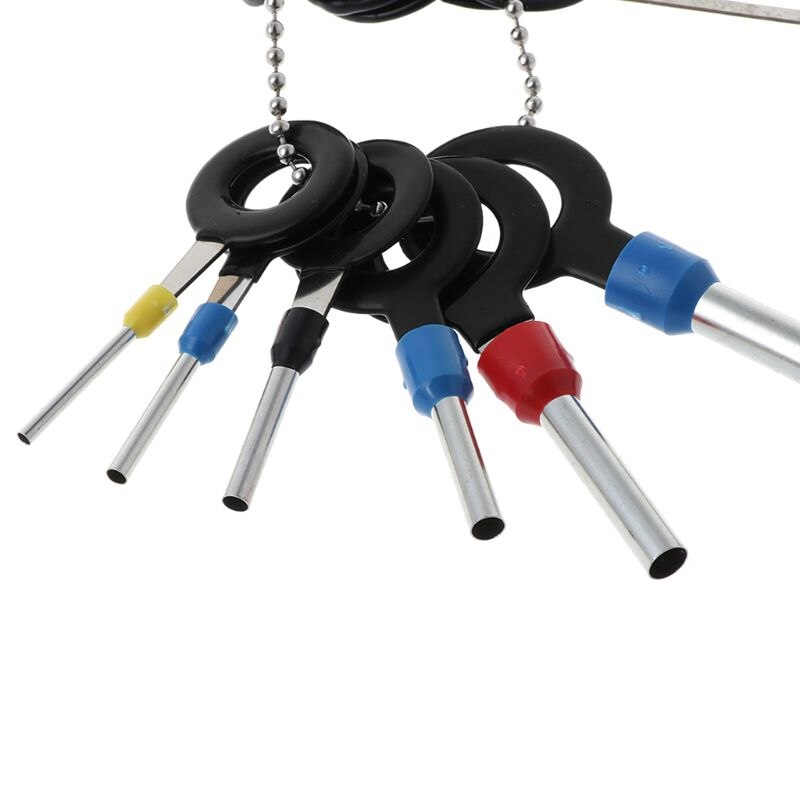 Car Plug Terminal Removal Tool Push Pin Tool Pick Needle Harness Pick Needle Retractor Unlock Key Removal Access Tool