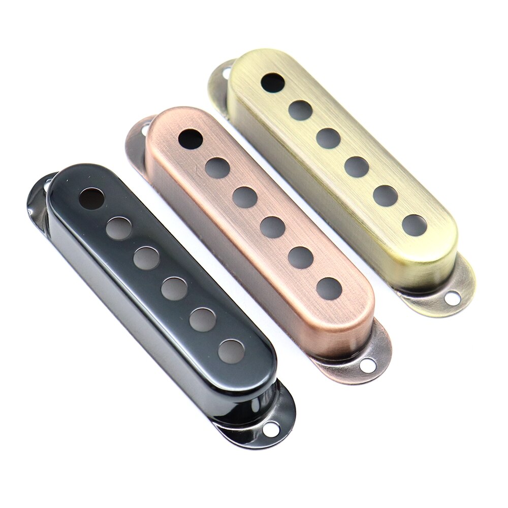 Couvercle de micro pour guitare électrique en laiton, 3 pièces, 48mm/50mm/52mm, accessoires de guitare ST SQ: 3pcs 52mm BR BZ RC