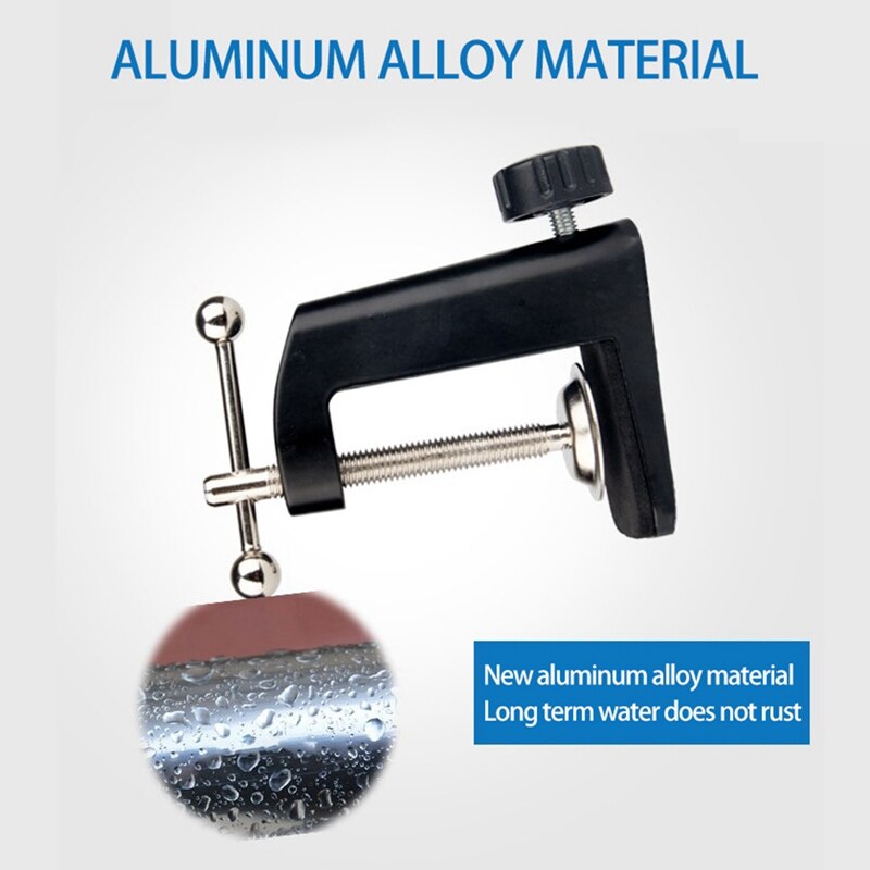 Heavy-Duty Metal Table Mounting Clamp for Microphone Suspension Boom Scissor Arm Stand Holder