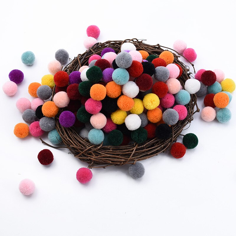 10/30 st 2cm billiga pompom kläder & accessoarer gör-det-själv godisask en keps bröllopsblommor för scrapbooking heminredning