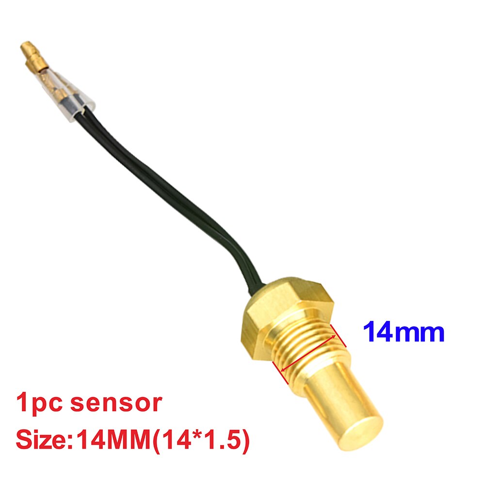 12V/24V Car Truck Car Water Temperature Sensor 50K Head Plug 10MM 12MM 14MM 16MM 17MM 21MM 1/8NPT 3/8NPT Water Temp Sensor: 14MM