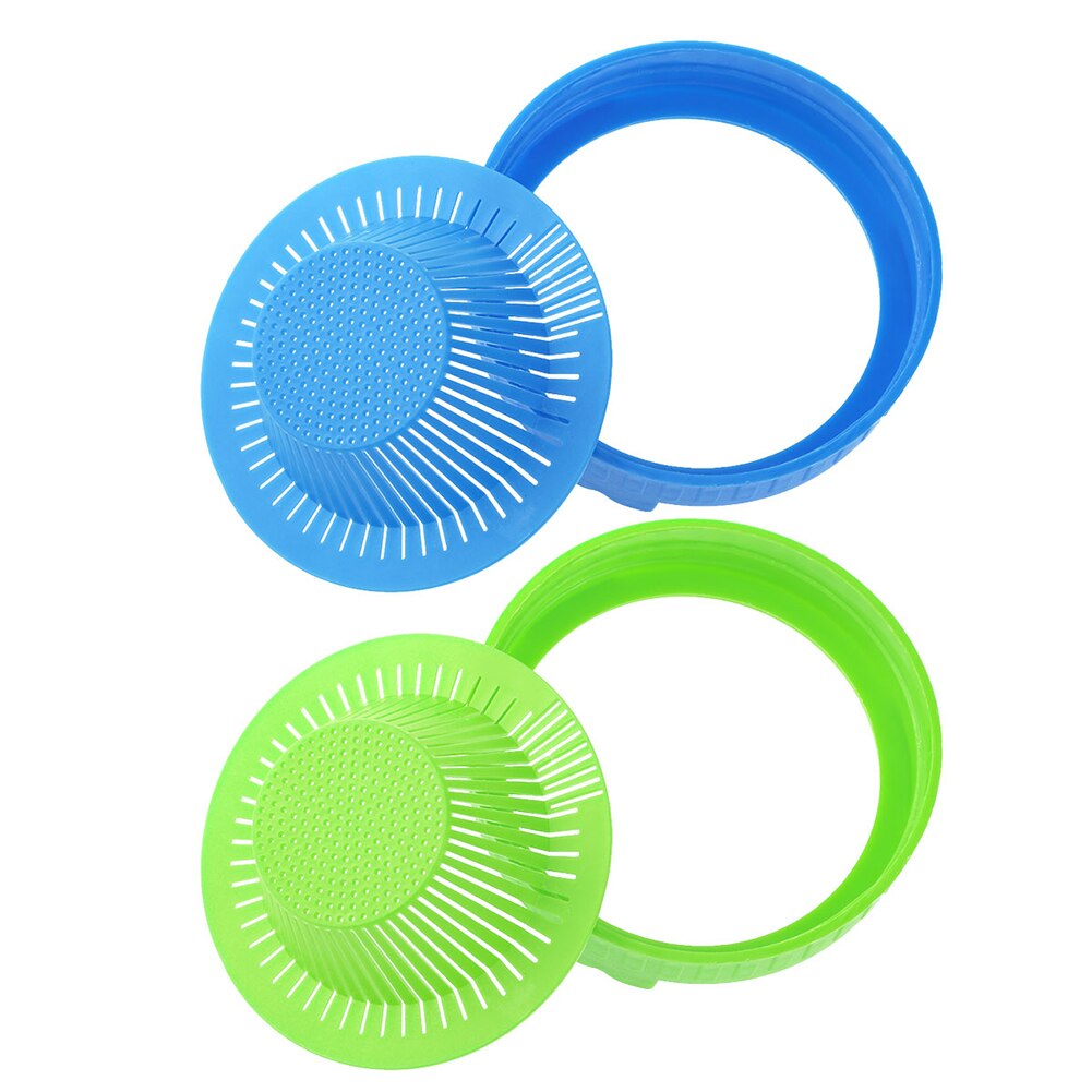 86mm de largura boca jar tela brotando filtro tampa kit crescendo salada feijão interior brotando tampa artigos para casa jar 1pc