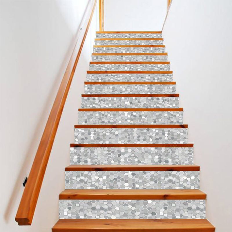 13pcs/set 3D Stair Riser Floor Stickers Waterproof Removable Self Adhesive DIY Stairway Decals Murals Home Decor: 58