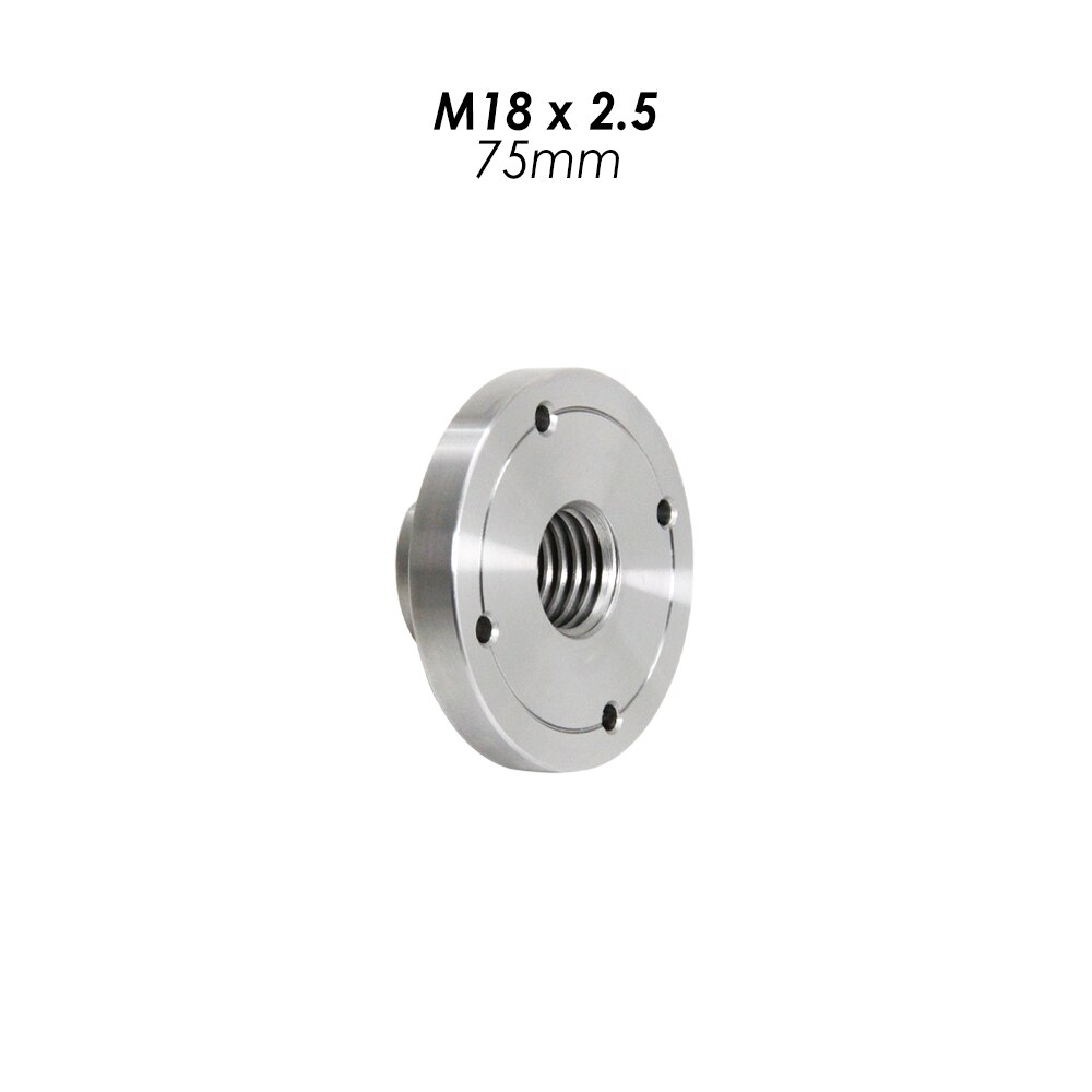 Wood Lathe Face Plate for M33 M18 1 Inch Threaded Woodworking Turning Machine Chuck 2" 3" 4" 6" Flange Faceplate: 75mm M18X2.5