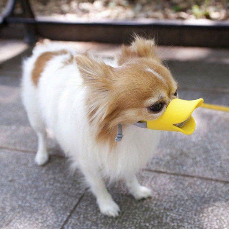 Puppy huisdier hond muilkorf anti-bijt blaf muilkorf kwaken eendenbek zacht siliconen stop huisdier hond likwonden mondkapje hond product