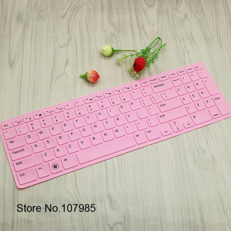 15 inch laptop keyboard cover Film Protective For DEll inspiron 15R 5537 3537 5521 3521 2521 5528 N5110 M531R 15R-5521 N5010: Allpink
