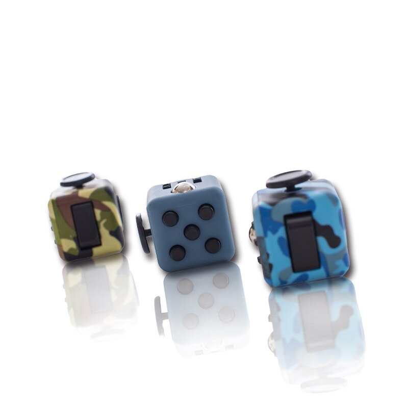 Anxiety Stress Relief Attention Decompression Plastic Focus Fidget Gaming Dice Toy For Children Adult Toys