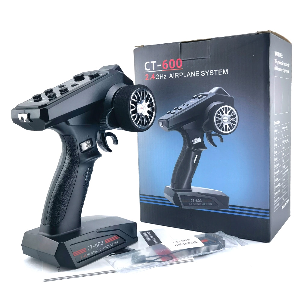 Hotrc CT400 CT600 4. 5V-9V 4CH 6CH 2.4GHZ FHSS Radio Control System Transmitter With Receiver For RC Car Boat Tank Truck Toy