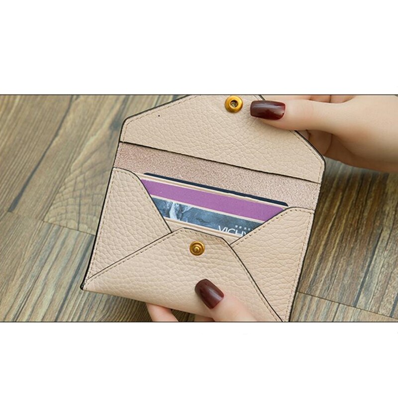 1 Set Acrylic Wallet Leather Template Female models Card Packs