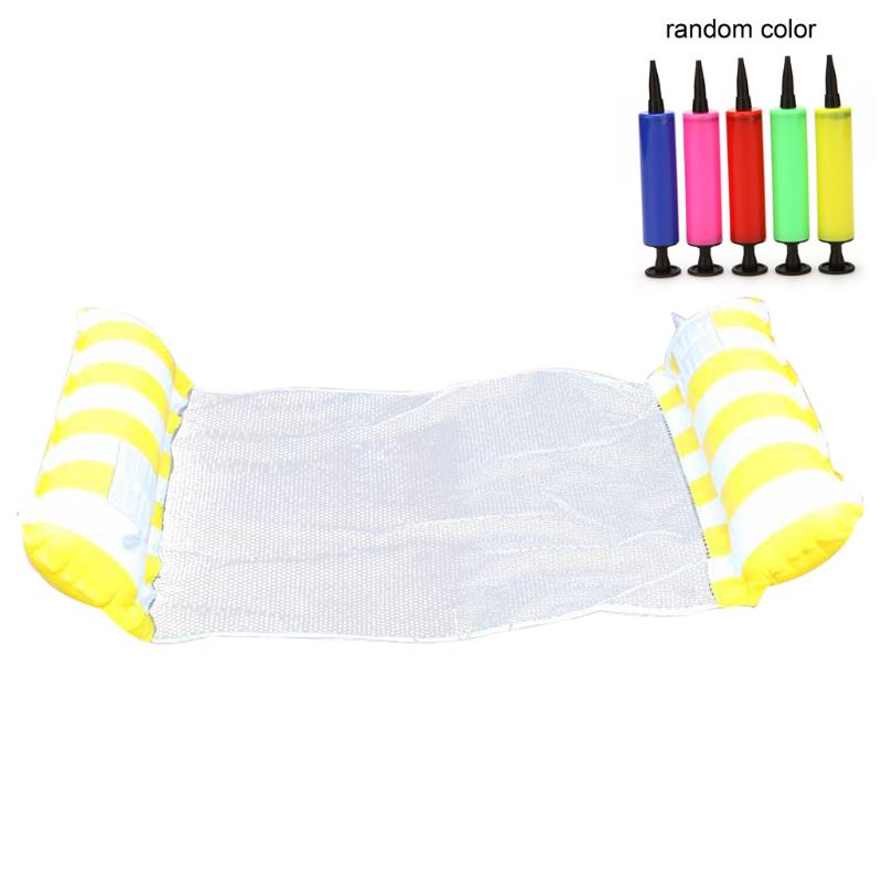 Hangmat Opblaasbaar Zwembad Float Multifunctionele Zomer Zwembaden Water Stoel 63HE