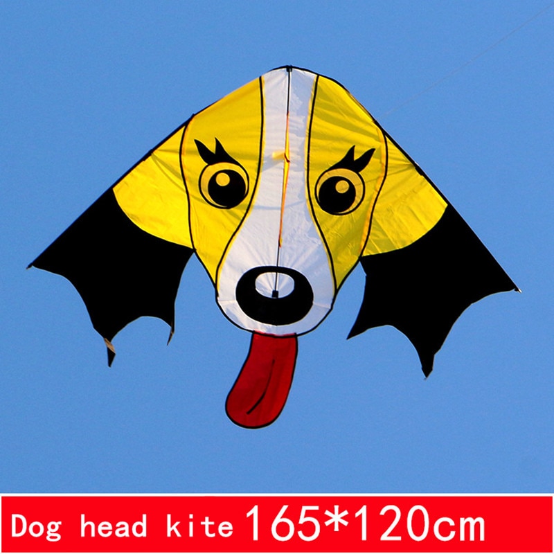 dier kite hond kite nylon scheurvast outdoor sport vliegende speelgoed kinderen makkelijk te vliegen enkele lijn kite fabriek