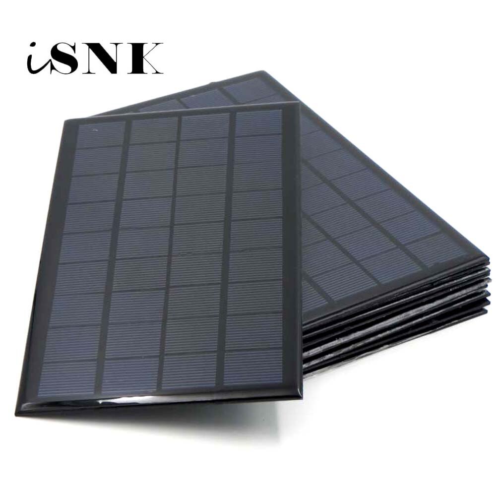 Diy til batteri 5v solpanel mini solsystem telefon solcelle 5.5v opladere bærbare 70ma 80ma 100ma 110ma 160ma 180ma 291ma