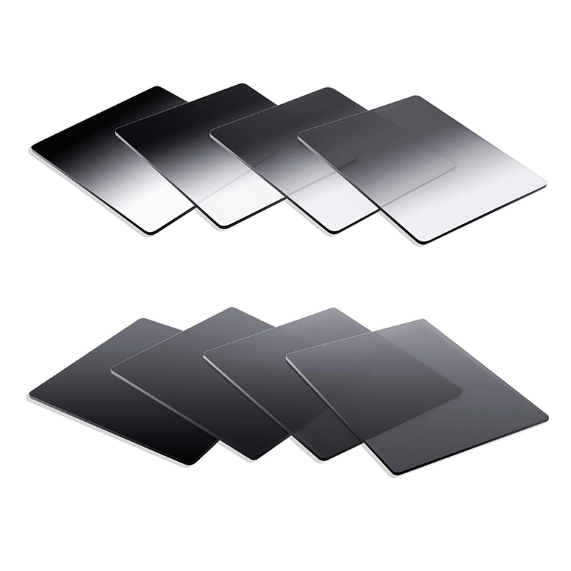 Camera Filter 8 Kleuren Vierkante Neutrale Dichtheid Volledige Nd 2 4 8 16 Geleidelijke Nd 2 4 8 16 Vierkante filters Voor Cokin P-serie Dslr Camera