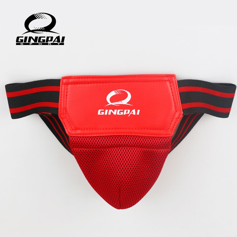 Volwassen Mannelijke Rode Mma Kruis Protector Tkd Karate Lies Guard Kind Mannen Lies Protector Kick Boksen Bescherming Jockstrap: Rood / L