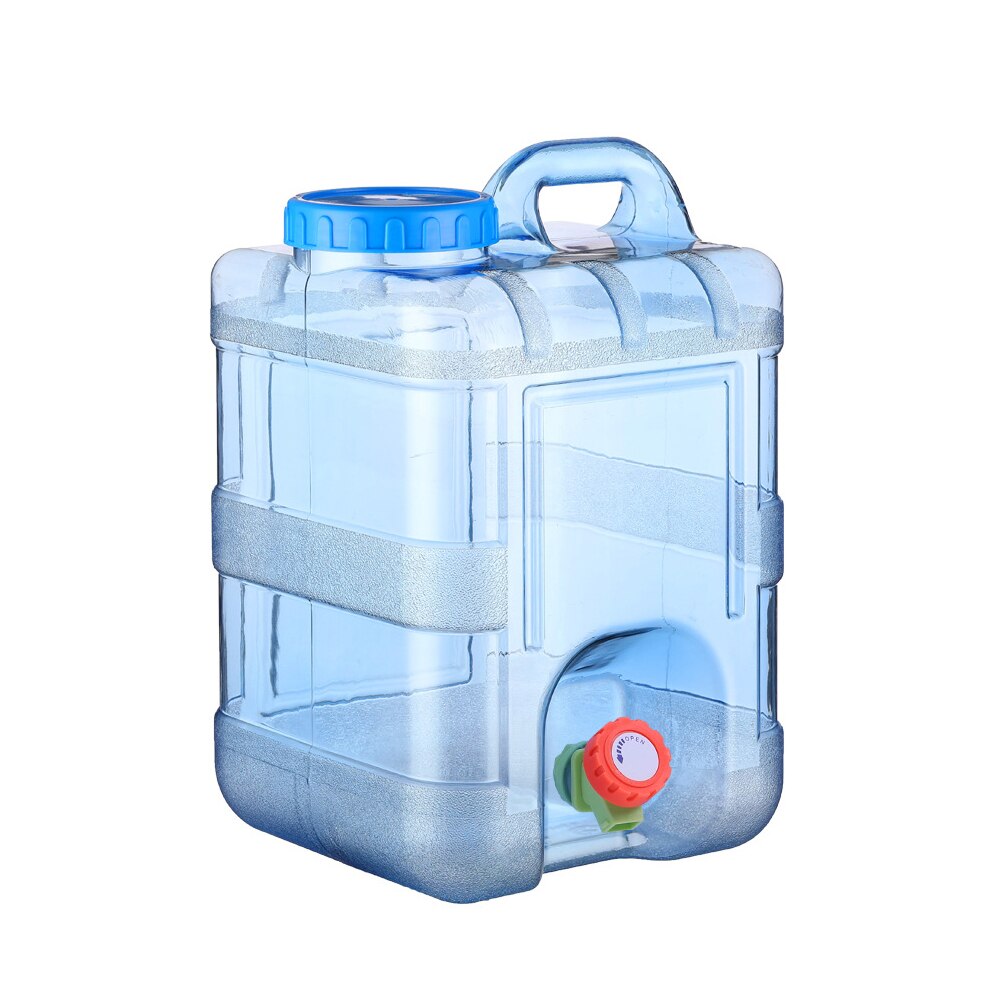 15l madkvalitet med vandhane container camping udendørs genanvendelig opbevaring picnic bærbar med låg hjem drikkevand spand