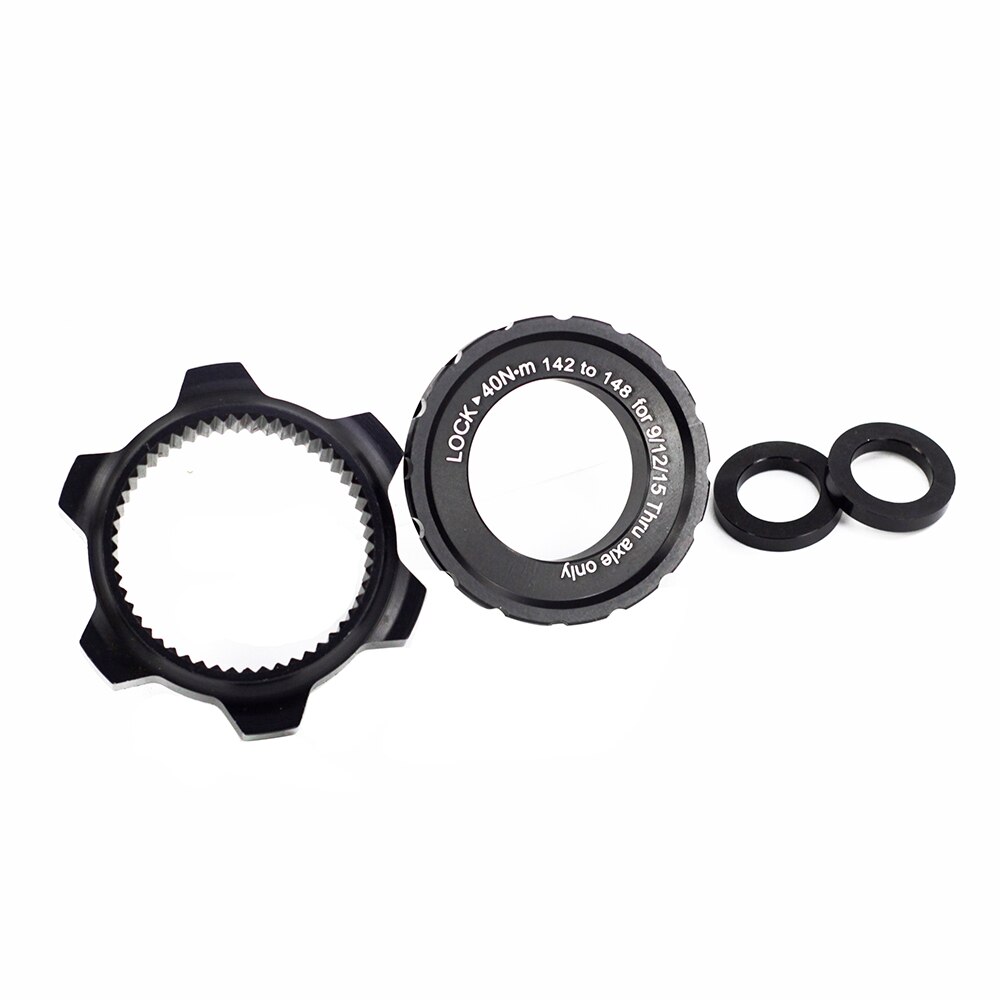 Adaptador de centro de bloqueo SILVEROCK Boost M12, 142mm a 148mm, M15, 100mm a 110mm, Kit de conversión de freno de disco Centerlock