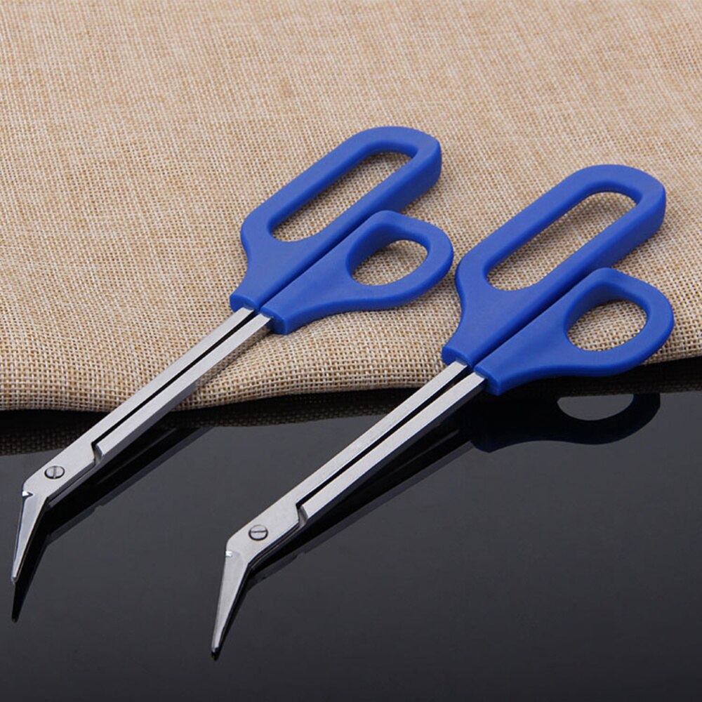 Long Handled Toenail Scissors Cuticle Scissor Nipper Trimmer Cutter Nail Art Clipper: Default Title