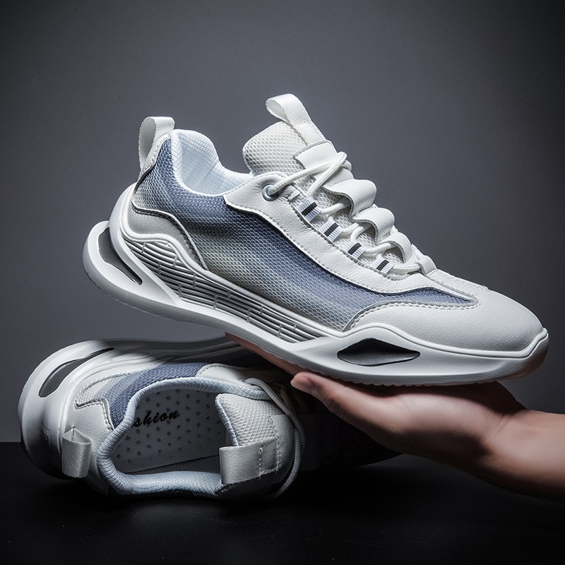 Men Jogging Walking Sports Shoes Outdoor Men Free Running High Lace-up Athietic Breathable Blade Sneakers