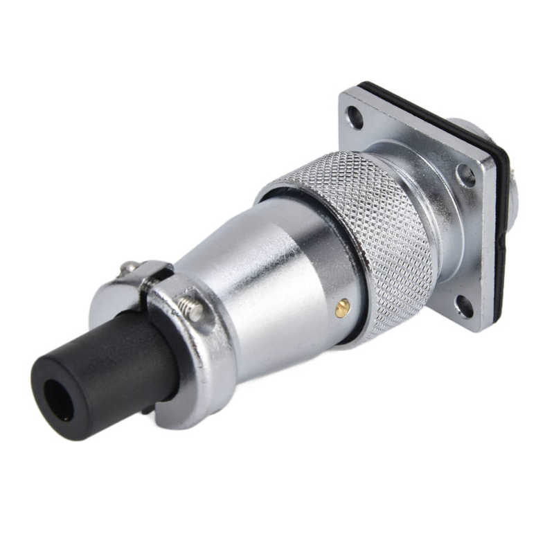 3 Pin Aviation Connector Stable WS20 Aviation Connector AC 500V for Computer for Post