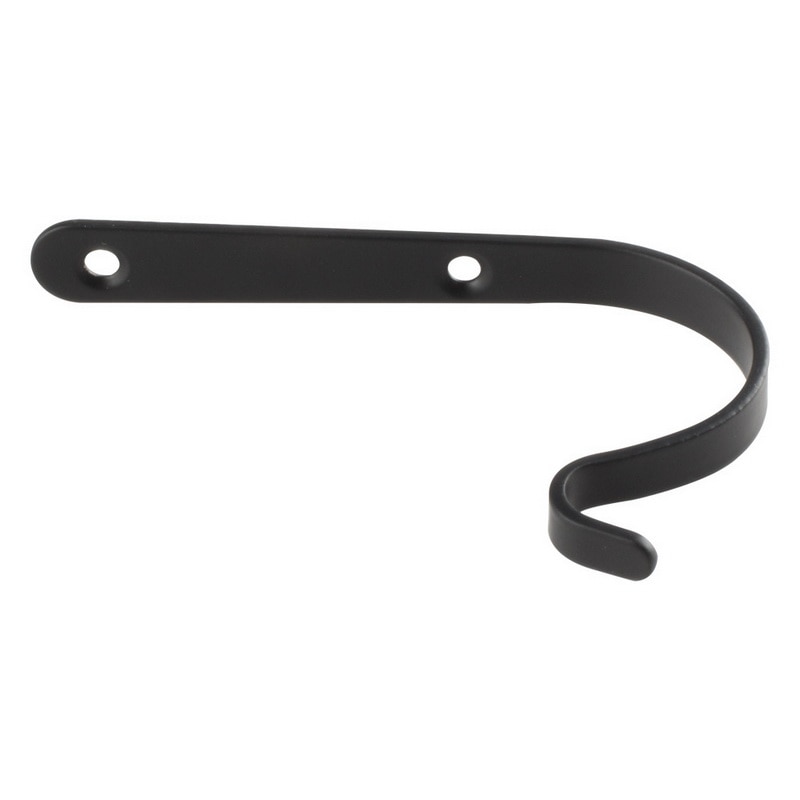 Durable Black Iron Wall Light Hook Bracket Wind Chimes Garden Hanging Basket Lantern Hanger Planter Decoration