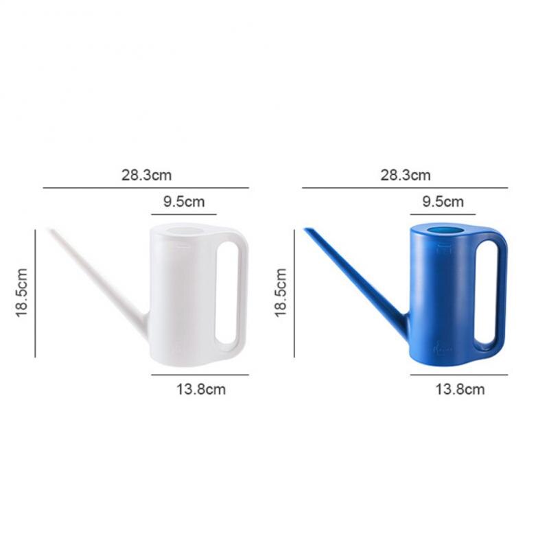 1.5L Water Cans Handle Watering Pot Long Spouted Large Capacity Shatterproof Plastic Plant Bottle Device Irrigation Plant Tool
