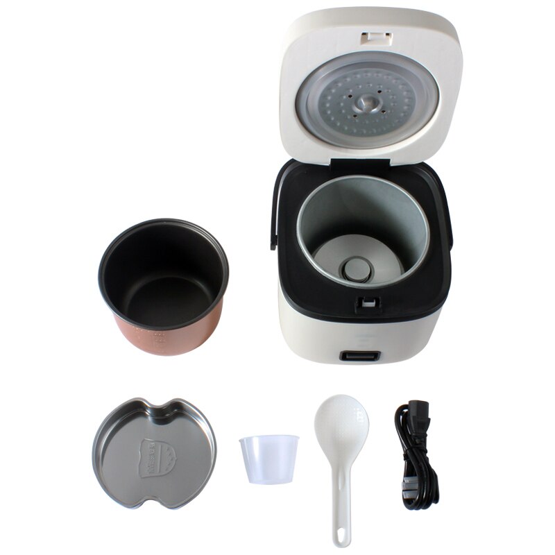 1.2l mini riskomfyr multifunksjonell enkelt elektrisk riskoker non-stick husholdning liten kokemaskin lage porriage suppe eu