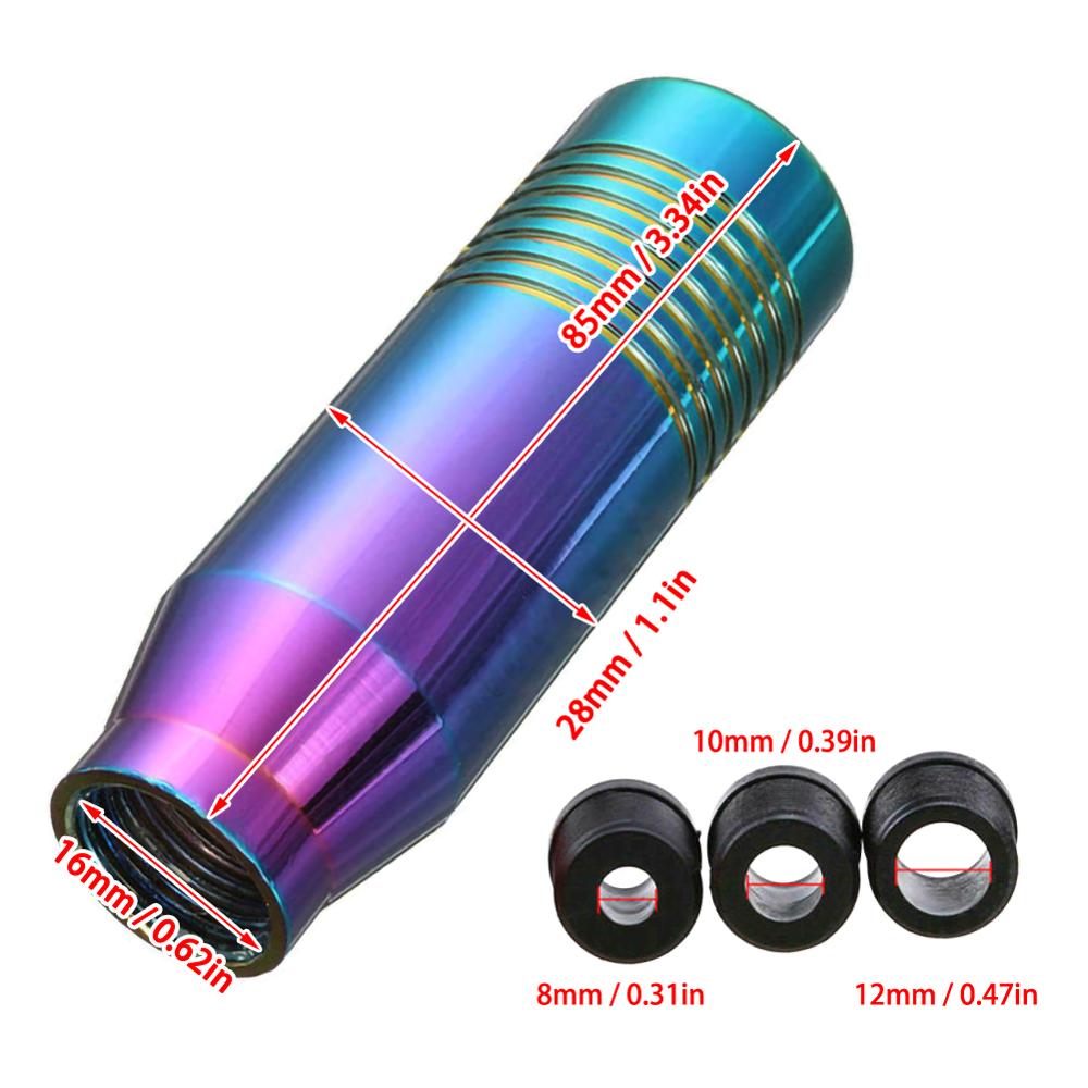 Universal Aluminum Manual Car Auto Gear Stick Shift Knob Gearstick Shifter Lever